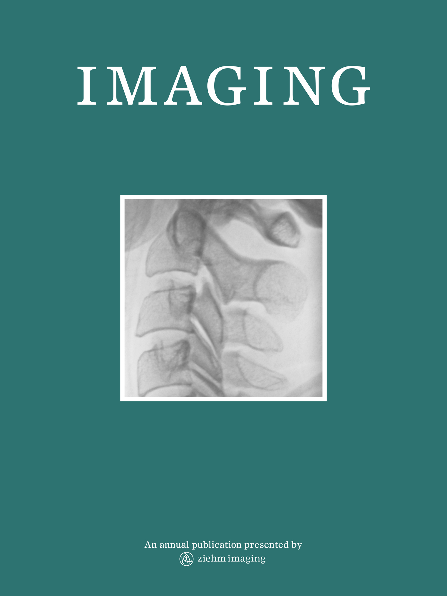 Cover of the print magazine "Imaging", #1